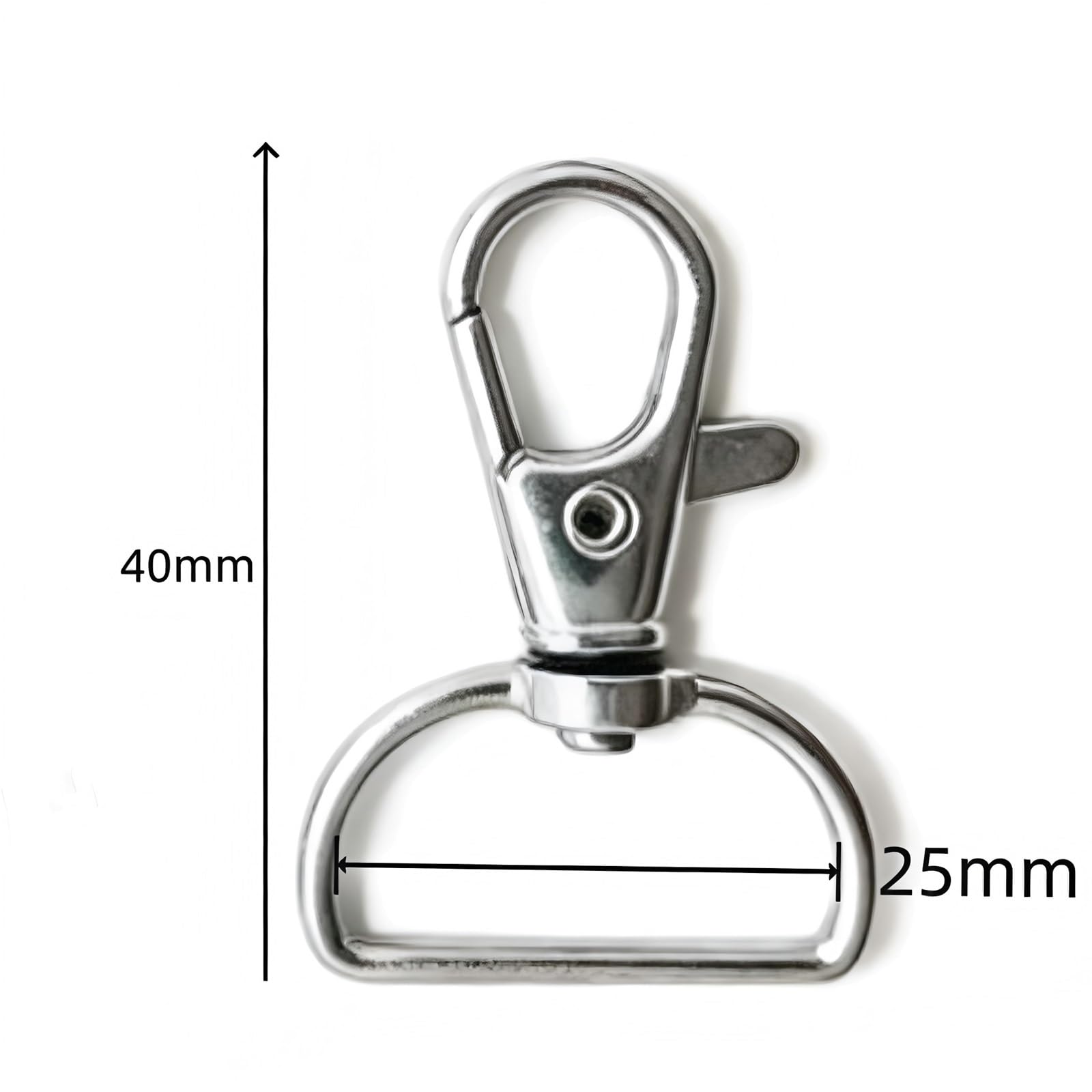 D Ringe 5–100 Stück drehbare Schnallenriemen-D-Ringe