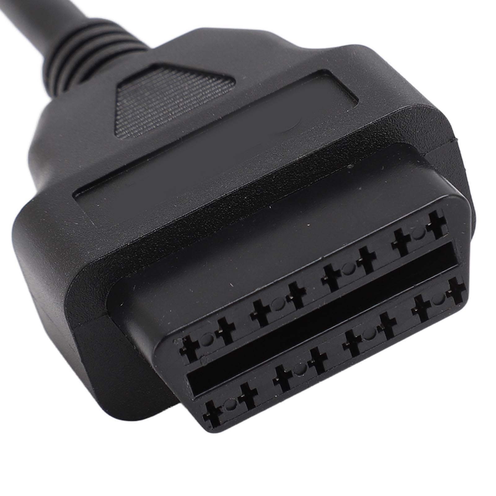 Akozon 16 pin maschio a femmina OBD2 OBD II prolunga cavo a nastro piatto adattatore diagnostico auto per auto(100CM