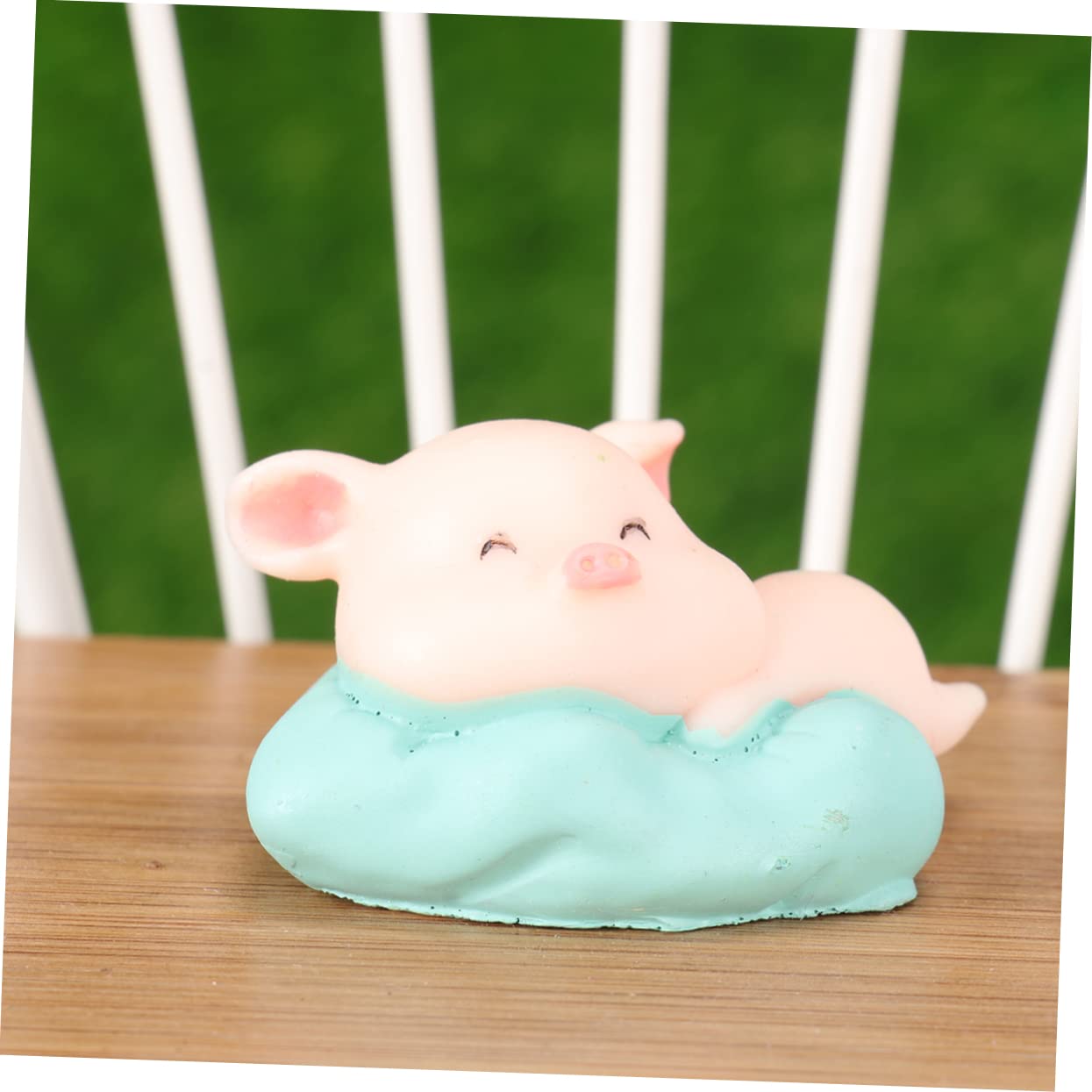 8 Figurines Décoratives De Petits Cochons En Résine – Décoration Bureau, Jardin Ou Plantes En Pot