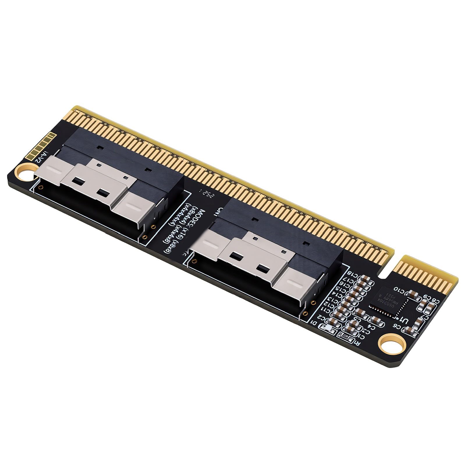 PCIE GEN4 X16 Slim SAS X8 Adaptateur Carte