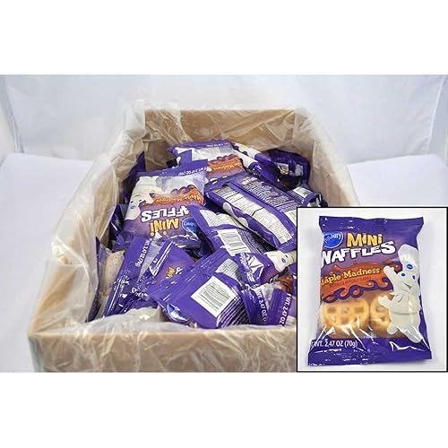 Pillsbury Maple Madness Mini Waffles, 2.47 onzas, 72 por caja.
