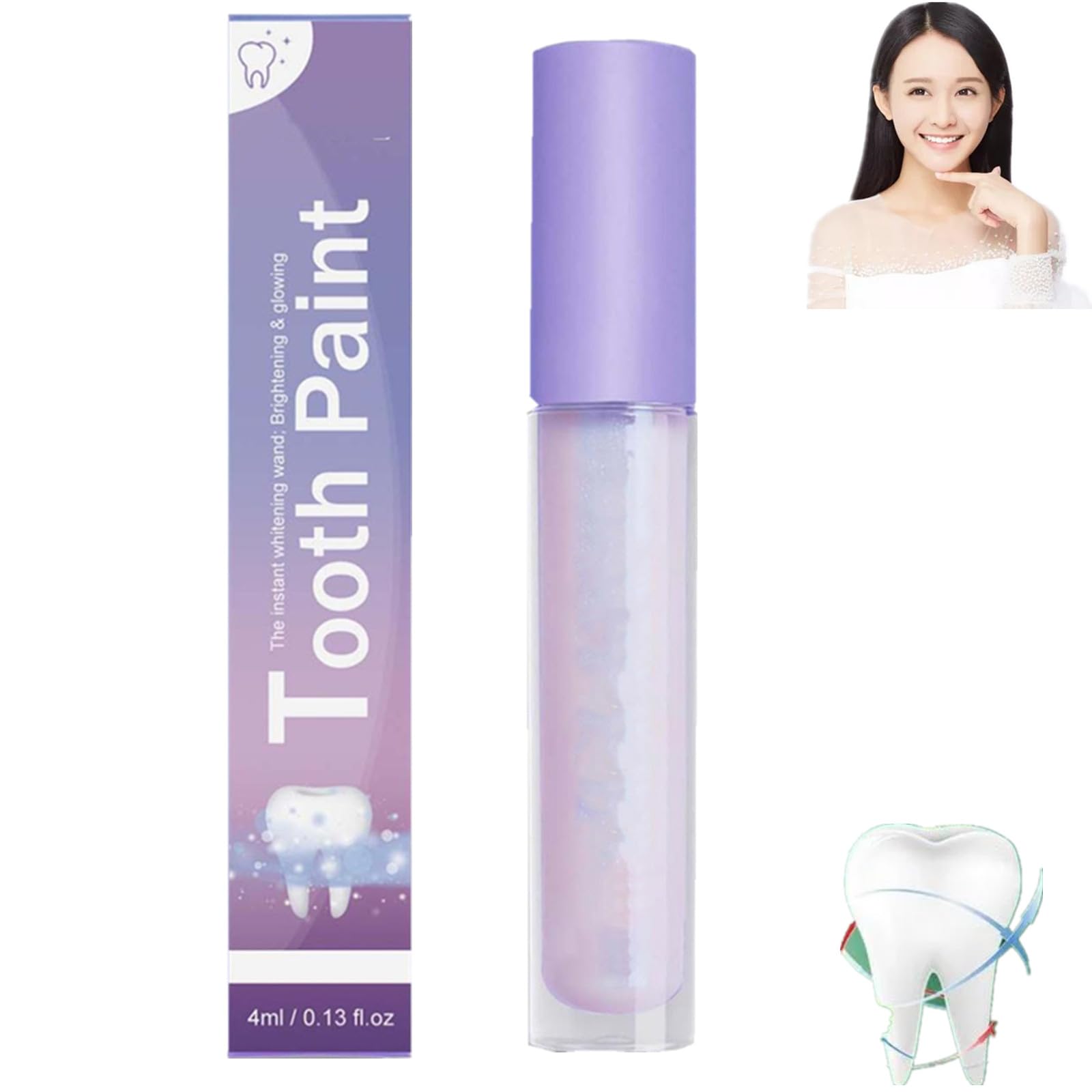 Shine Teeth - Teeth Shine Whitening Pen, Teeth Whitening Gel, Teeth Brightener, Quickly Removes Years of Stains, Instant Shine Results, Dental Pen 4ml (1 PCs)