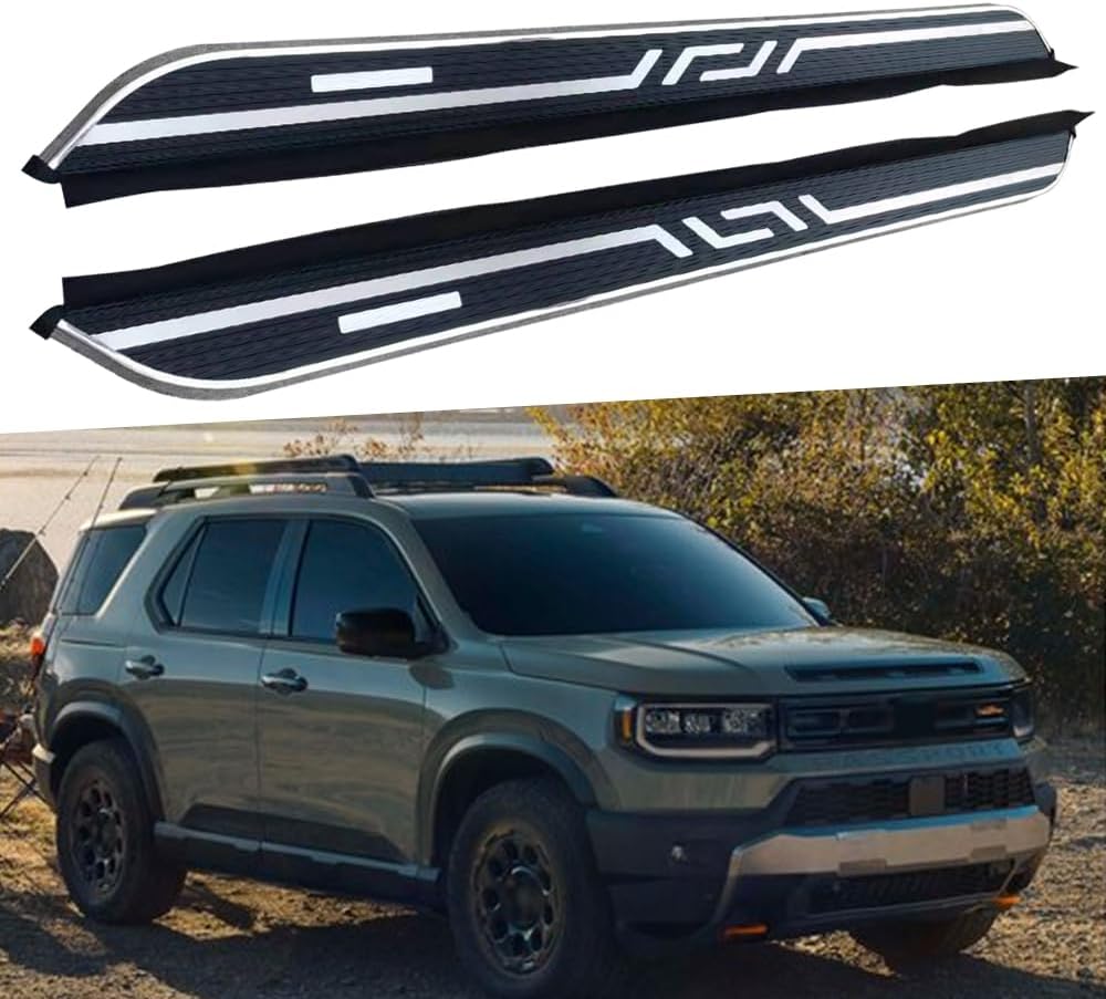 2Pcs Fixed Side Step fits for All New Honda Passport 2025 2026 Running Board Nerf Bar