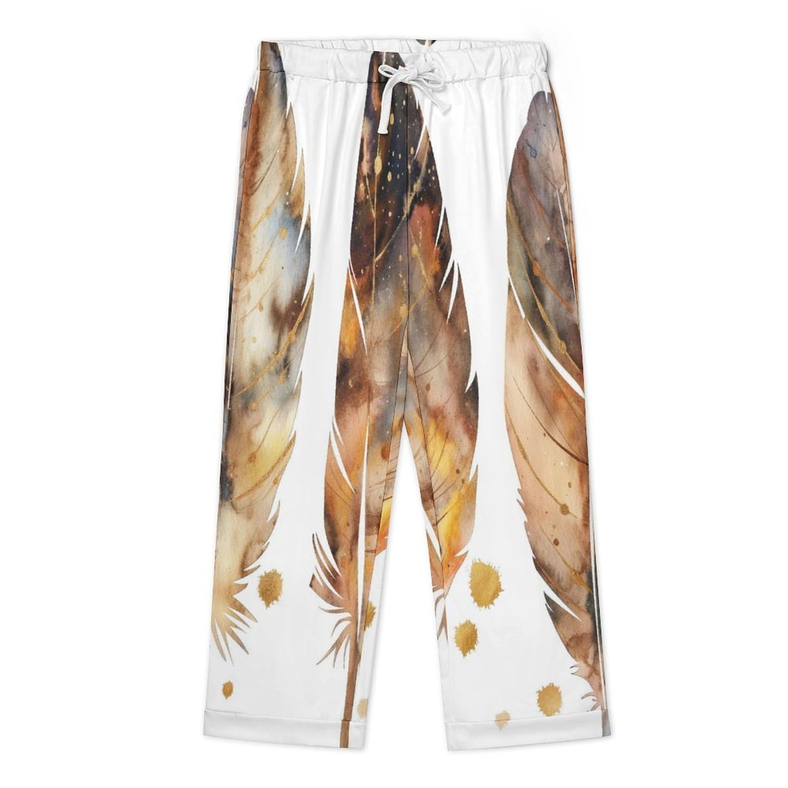 OLEETS Completo Pigiama da Uomo 2 Pezzi - Modelli Astratti Pigiama Invernale Casual Morbido da Notte Completo con Top E Pantaloni A Maniche Lunghe 2 Pezzi Pigiama Largo