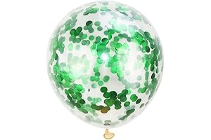 KIRIKOU Green Confetti Balloons - Party Decorations for Every Celebration