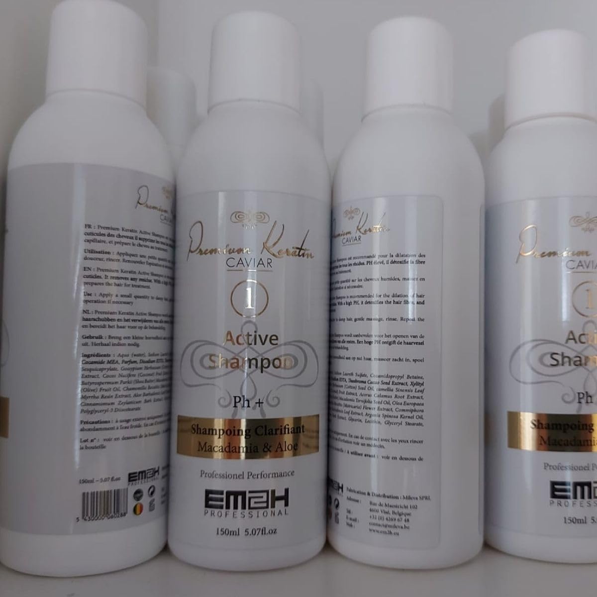 Premium Keratin Caviar – Kit Levigante brasiliano – agli estratti di caviale 150ml