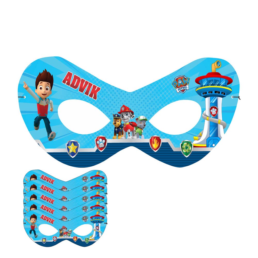 THE BLU PARTY? Paw Patrol Theme Birthday Customized Eye Mask with Baby Name for Paw Patrol Birthday Decorations (B0BZPG3XPJ) Amazon Price History, Amazon Price Tracker