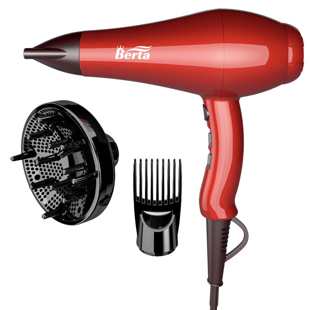 1875W Professional Hair Dryer, 3 Minute Fast Drying