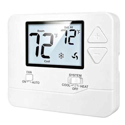 Heagstat NonProgrammable Thermostat 1 Heat/1 Cool