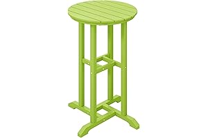 Paradise Lime Green Counter Height Outdoor Bar Table