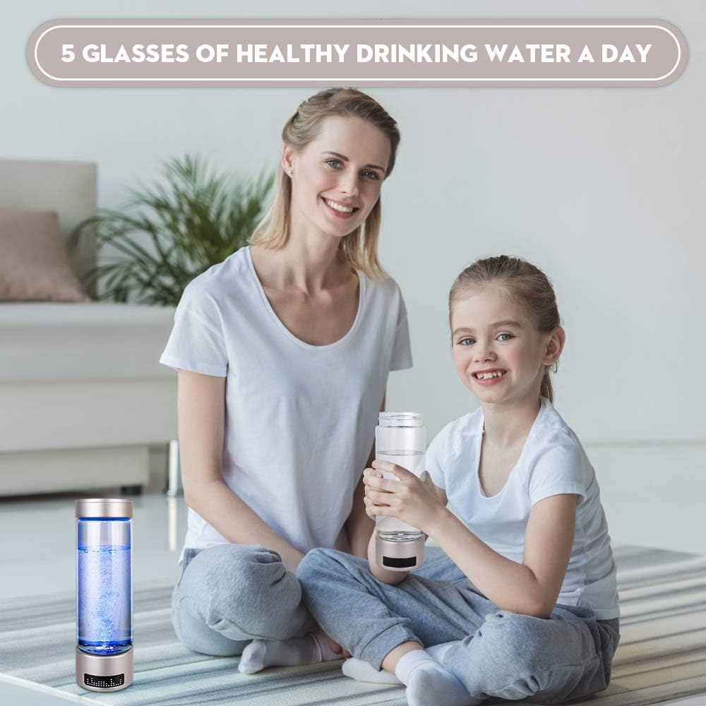 Cheapest 🛒 Saikun Portable Hydrogen Water Bottle Rechargeable PEM Technology Ionized Water Generator, Hydrogen Water Machine Hydrogen Generator (1000-1400PPB) Get Special Price Saikun Portable Hydrogen Water Bottle Rechargeable PEM Technology Ionized Water Generator, Hydrogen Water Machine Hydrogen Generator (1000-1400PPB)