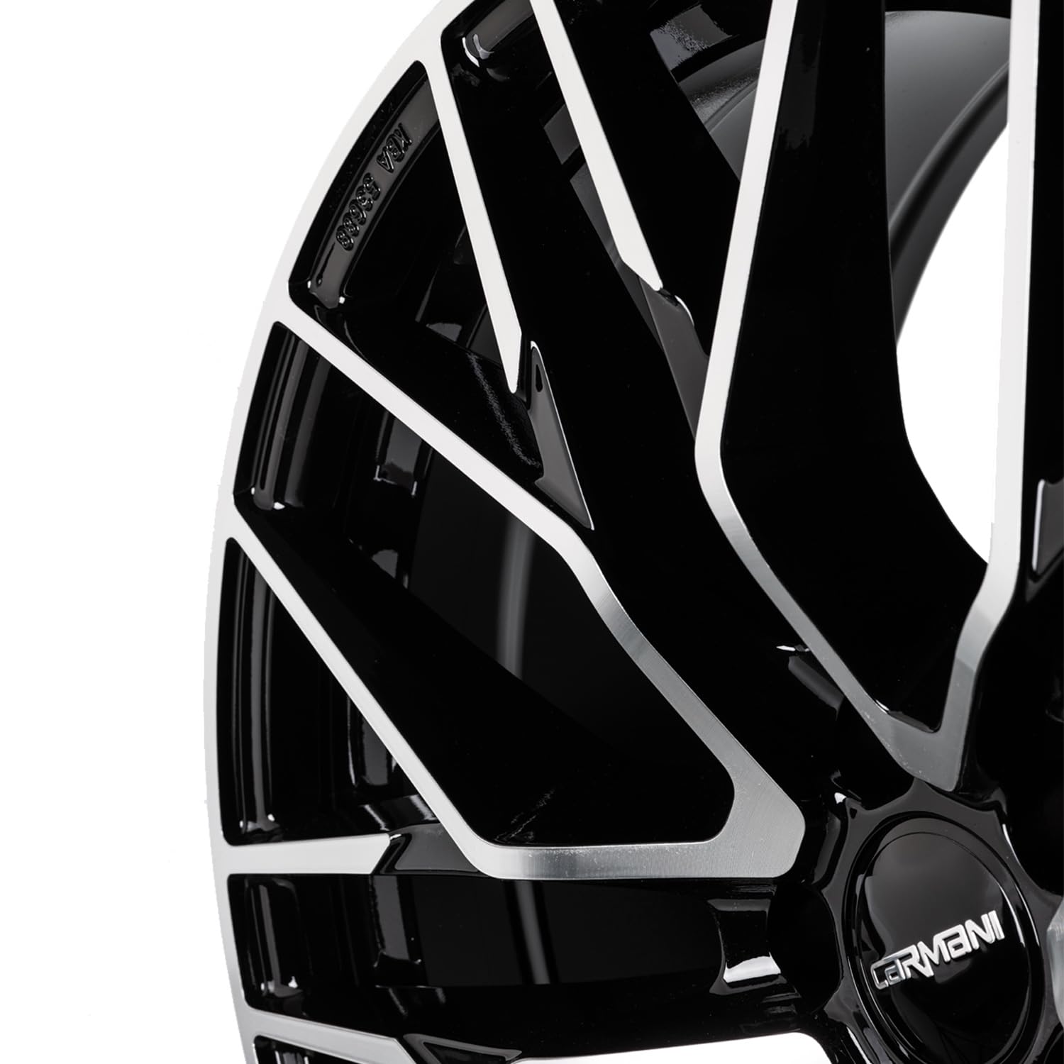 4x Carmani Felgen Alufelgen 20 Ludwig 8,0x18 ET30 5x112 black polish kompatibel mit VW Arteon Beetle Golf VII Passat Phaeton Scirocco Sharan Tiguan T