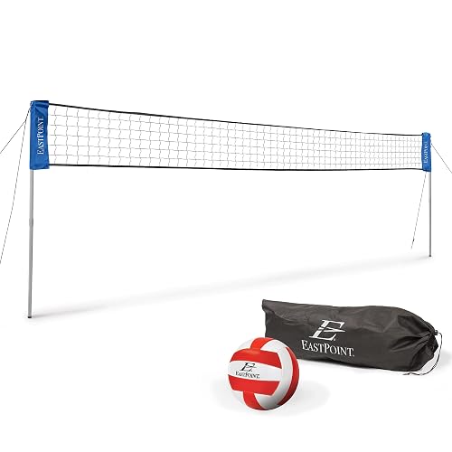 EastPoint Adjustable Volleyball Net - 10-30