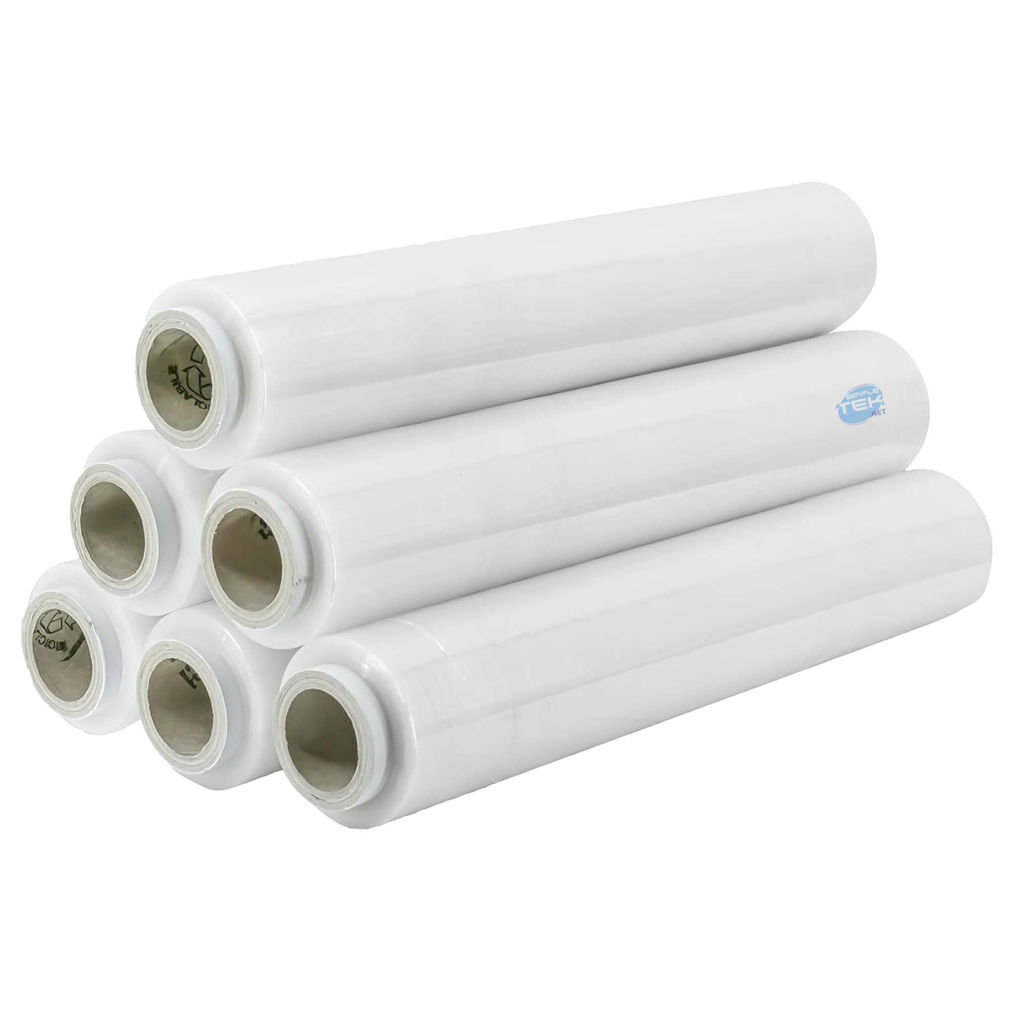SIMPLETEK - 12X Rotolo Bobina Film Estensibile Trasparente 50cm 2,2kg 160m 30 Micron Imballaggi Professionali (12 Rotoli)