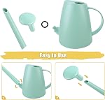 Watering Can for Indoor Plants, Small Watering Cans for House Plant Garden Flower, Long Spout Water Can for Outdoor Watering Plants 1.8L 60oz 1/2 Gallon (Green)
