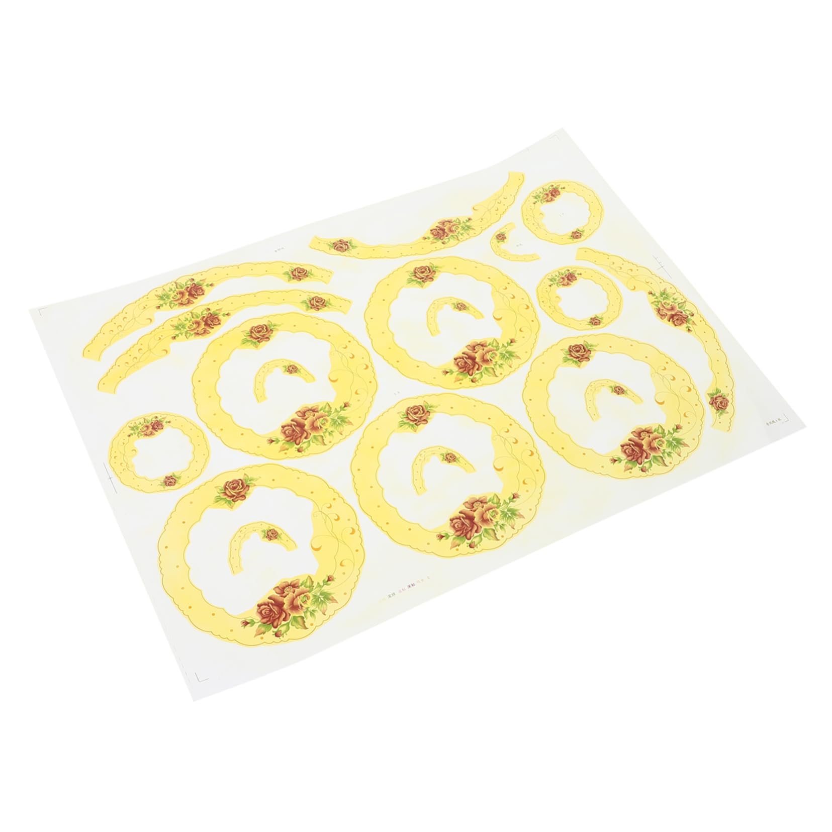 Housoutil 3 Feuilles Papier de Transfert pour Argile Décalques sous Glaçure Papier pour Artisanales