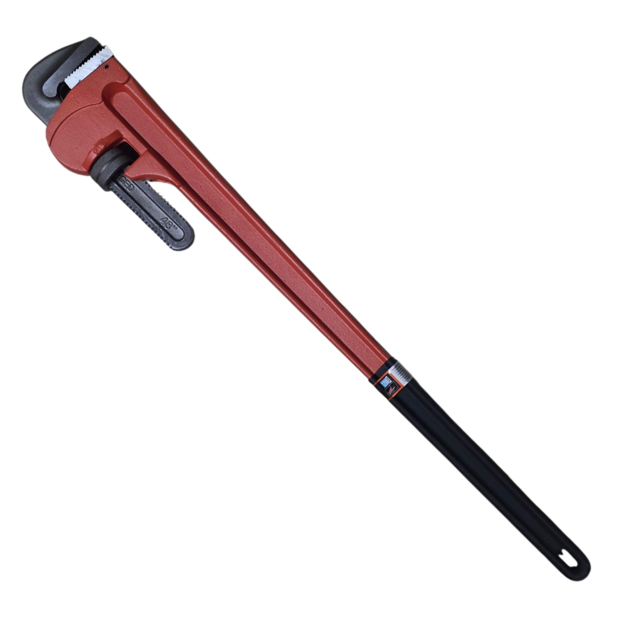 Terryshop74® Llave Stilson 48 pulgadas 1200 mm – Giratubos gigante Heavy Duty para tubos industriales – Acero profesional reforzado (48 pulgadas/1200 mm)