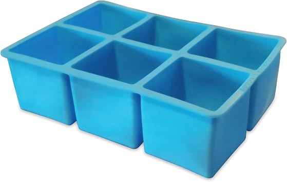 Cocktail Kingdom 2 Square Ice Cube Tray - Food Grade Rubber