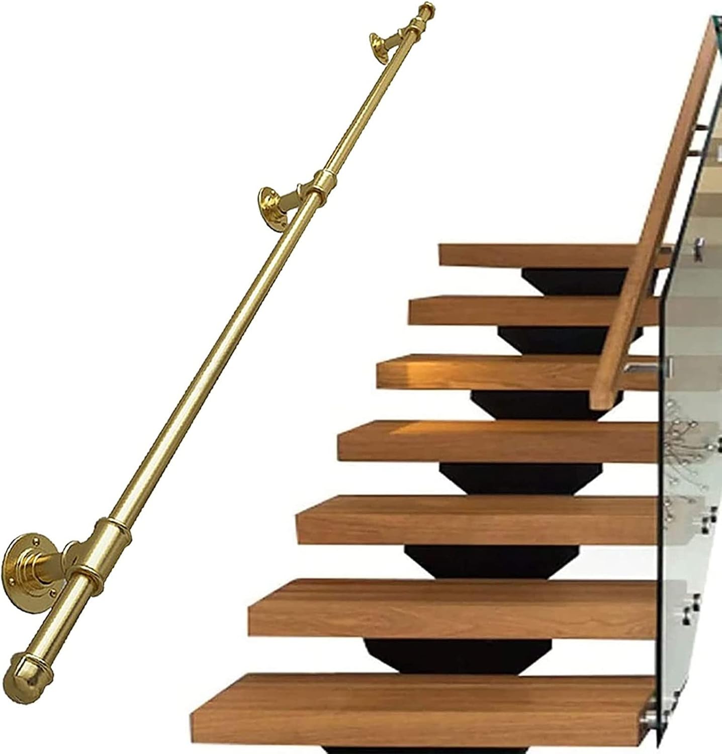 Staircase handrail 1ft20ft Handrail Stairs Metal Railing Indoor
