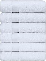 Vista 25 de Juego de 2 toallas de baño de lujo de La Hammam para baño, spa, gimnasio, ducha, piscina, dormitorio universitario Toallas de baño turcas