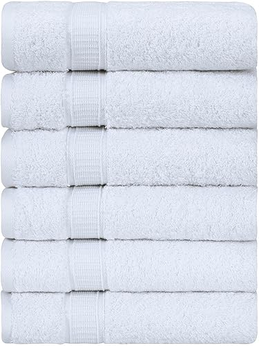 Miniatura 25 de Juego de 2 toallas de baño de lujo de La Hammam para baño, spa, gimnasio, ducha, piscina, dormitorio universitario Toallas de baño turcas