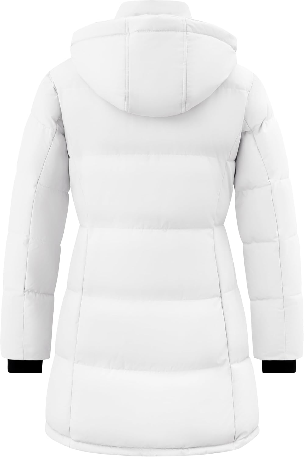 ZSHOW Women's Long Quilted Winter Coat Waterproof Warm Puffer Jacket Parka with Detachable Hood - Image 3