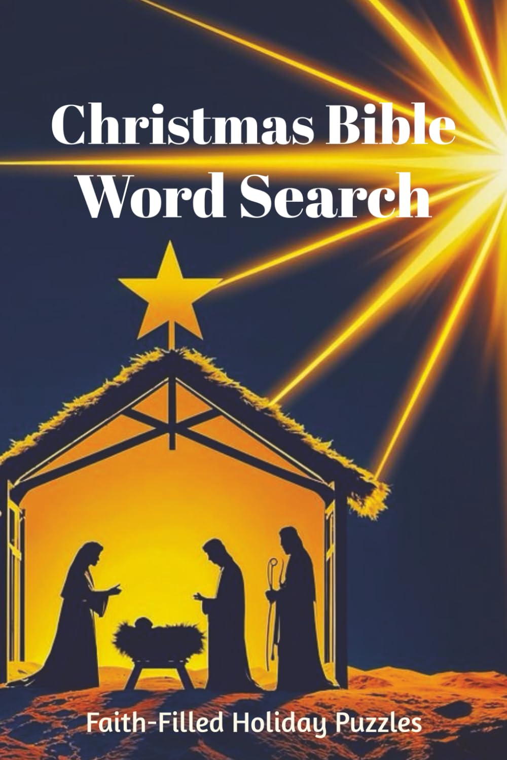 Christmas Bible Word Search: Faith-Based Holiday Puzzles for Adults and Seniors with Scripture-Inspired Themes