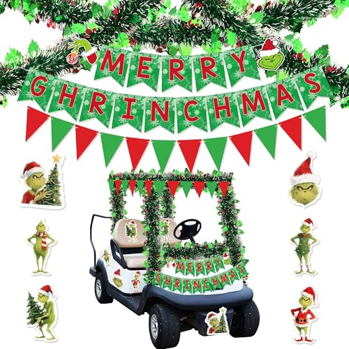 Golf Cart Christmas Decorations Kit - Golf Cart Christmas Parade