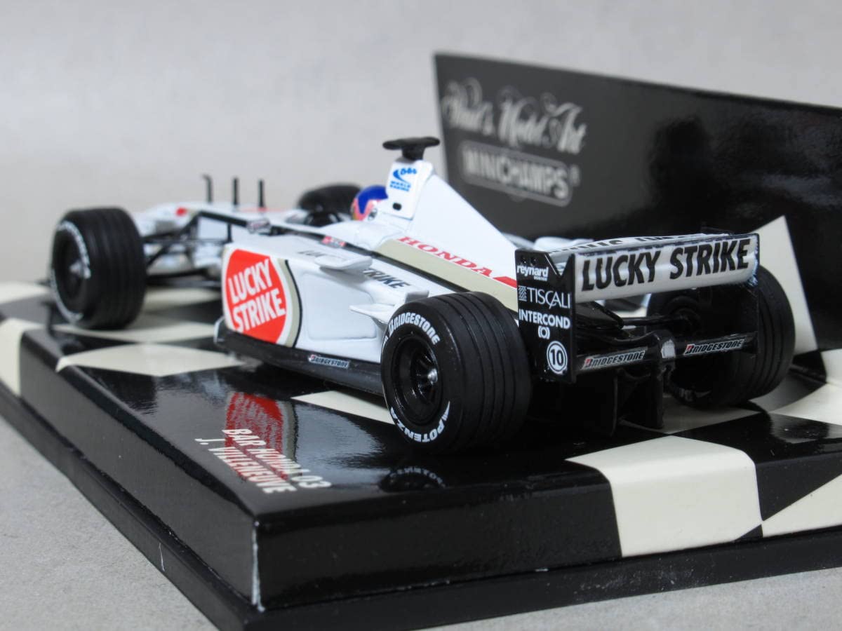 J.ヴィルヌーヴ BAR HONDA 03 タバコ仕様 J.ヴィルヌーヴ BAR HONDA 03 タバコ仕様
