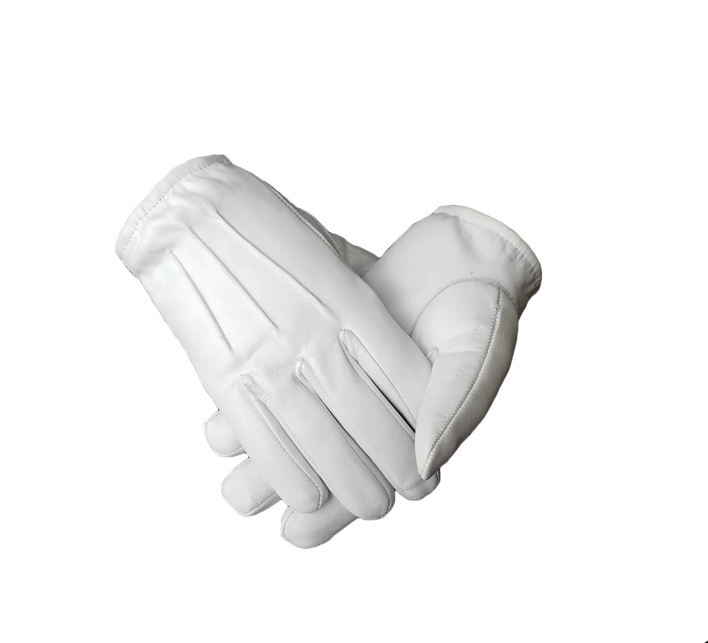 Ergonomic Cut Leather Police Driving Gloves