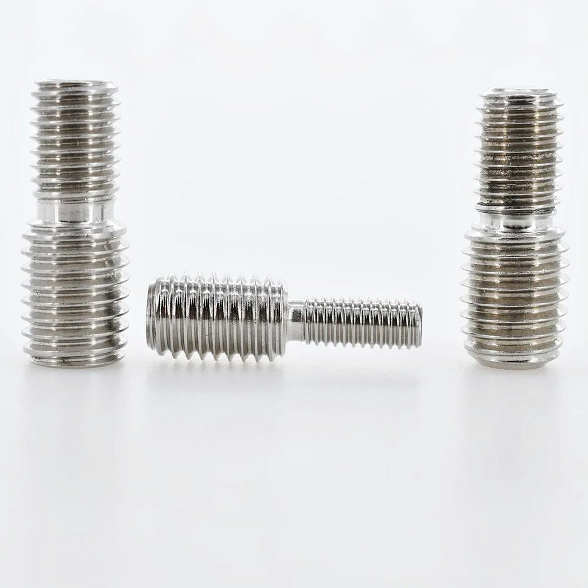 M4 M5 M6 M8 M10 M12 M16 M20 Tornillo de conversión de Rosca métrica de Acero Inoxidable Reducción de convertidor de Doble Extremo para Adaptador de cámara-M4X15-M6X15-10Pcs