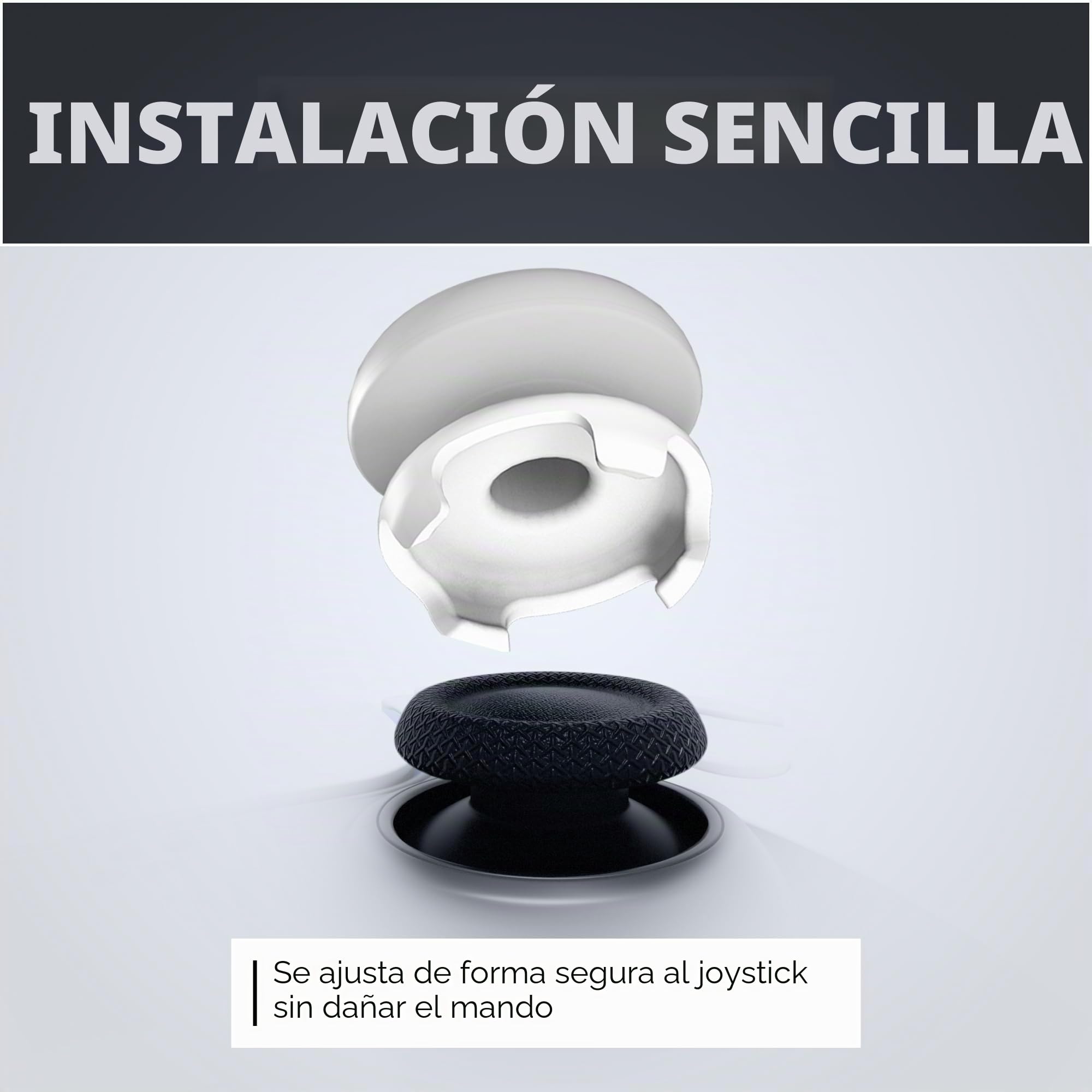 KontrolFreek FPS Freek Galaxy para Xbox One y Xbox Series X/S | Performance Thumbsticks | 1 Altura elevada, 1 Altura media | Blanco.
