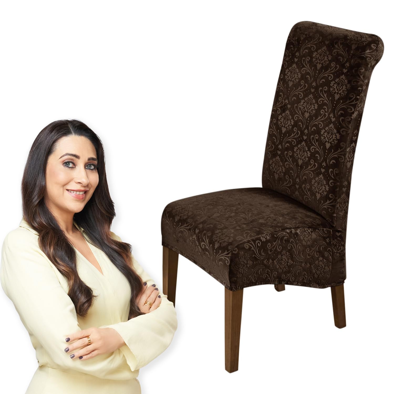 Velvet Dining Chair Covers - Set of 6 -13