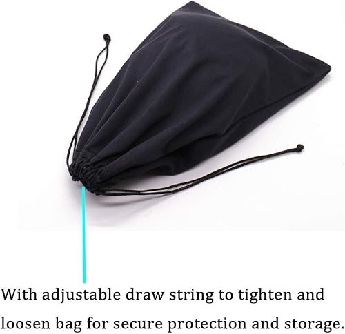 Miniatura 3 de Bolsa protectora para gafas de esquí, bolsas de protección para gafas de nieve, máscara de esquí, funda protectora de microfibra suave, 4 unidades