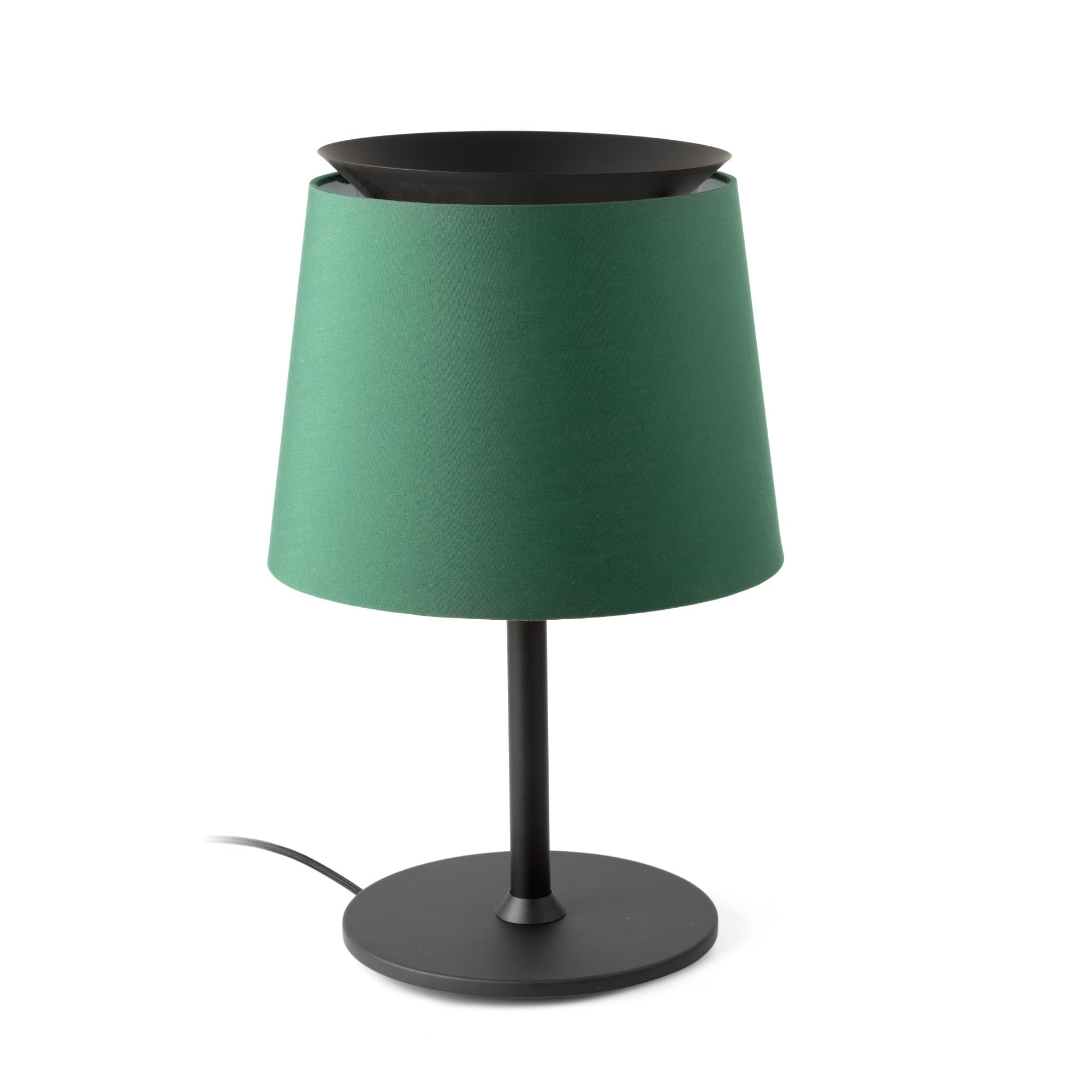 SAVOY Lampe de table anti reflet Faro Barcelona 20305-84 noire vert
