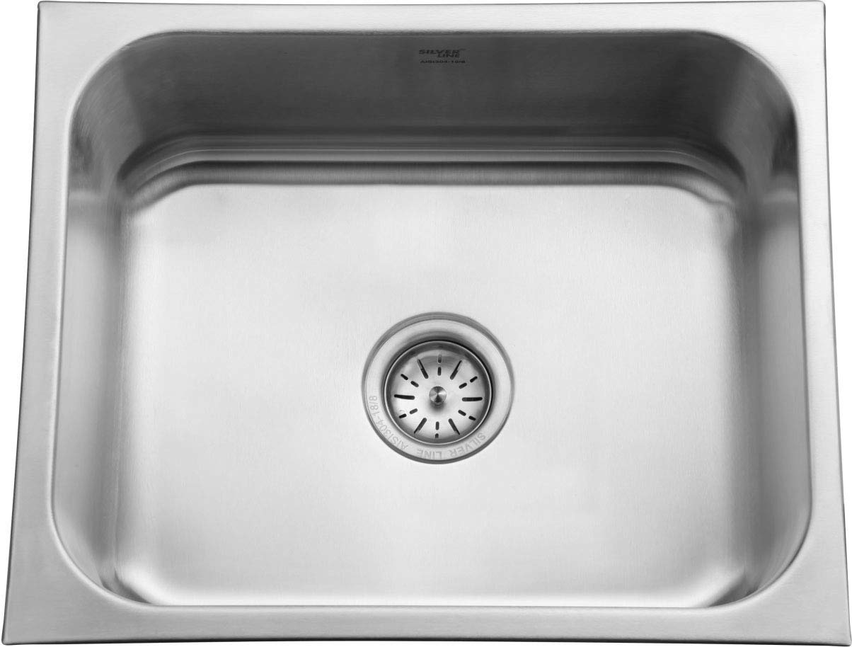 SILVERLINE Stainless Steel Grade 304 Kitchen Sink (22"x18"x8") (B0792XYNKS) Amazon Price History, Amazon Price Tracker