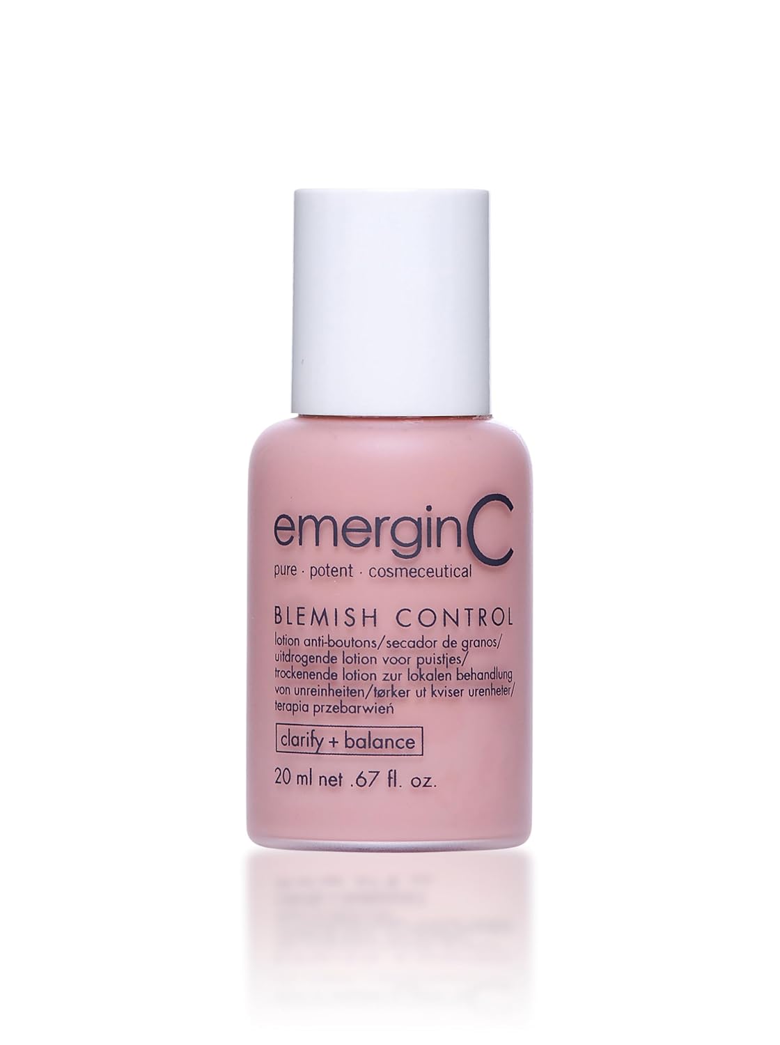 emerginC Blemish Control - Tinted Drying Spot Treatment with Salicylic Acid + Colloidal Sulfur to Improve the Appearance of Active Breakouts + Address Impurities (0.67 Ounce, 20 ml)