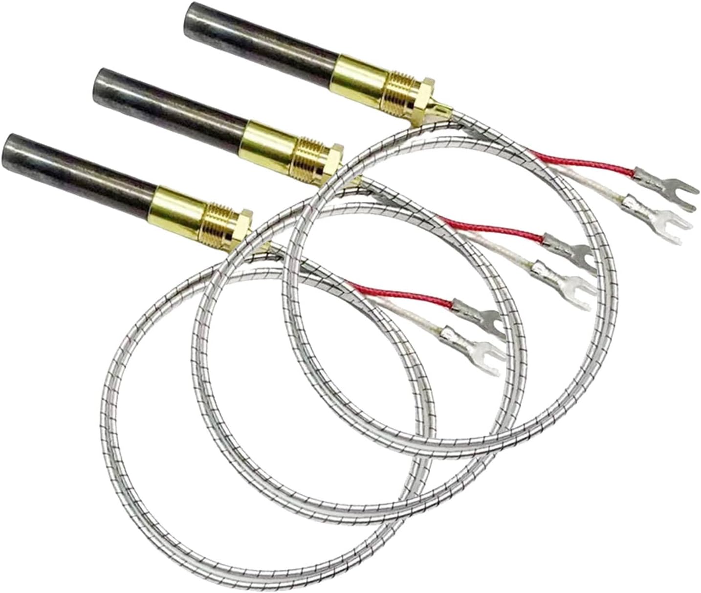 3Pcs 36" Aluminum Thermopile Generator 750 Millivolt