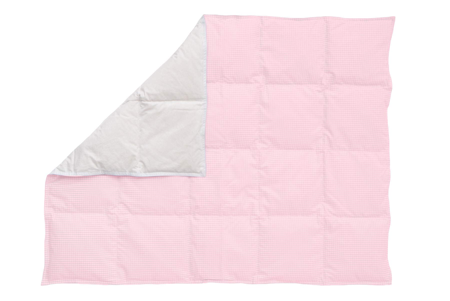 'tavolinchen Baby de plumón de"Twist cuadros Baby – Manta, niños, – Edredón de plumón rosa Rosa Talla:75/100