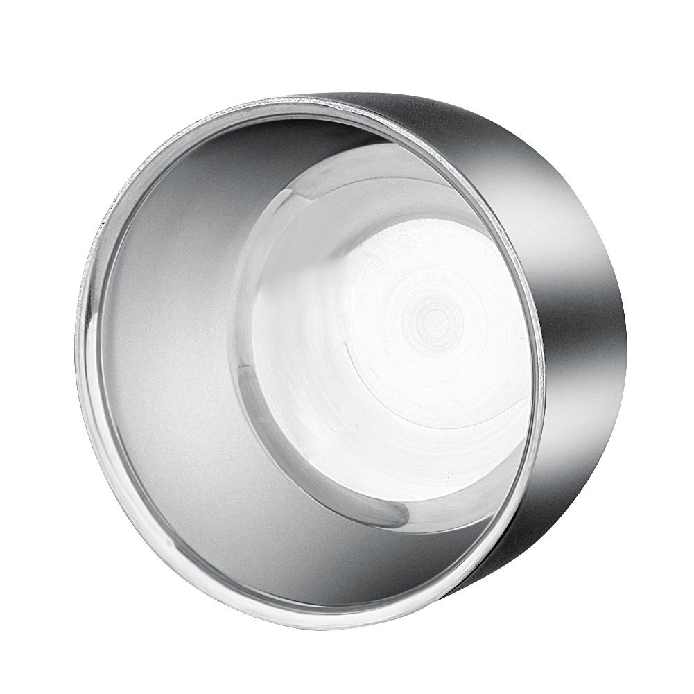 20 jaboneras de doble capa de acero inoxidable de alta calidad, taza de afeitar aislada con forma lisa, 120 ml de capacidad, accesorios de afeitado duraderos y elegantes