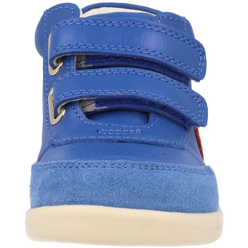 Bobux i-Walk Champ High Sneakers Olympian Blue Suede Leather Hook-and-Loop Ankle Support2