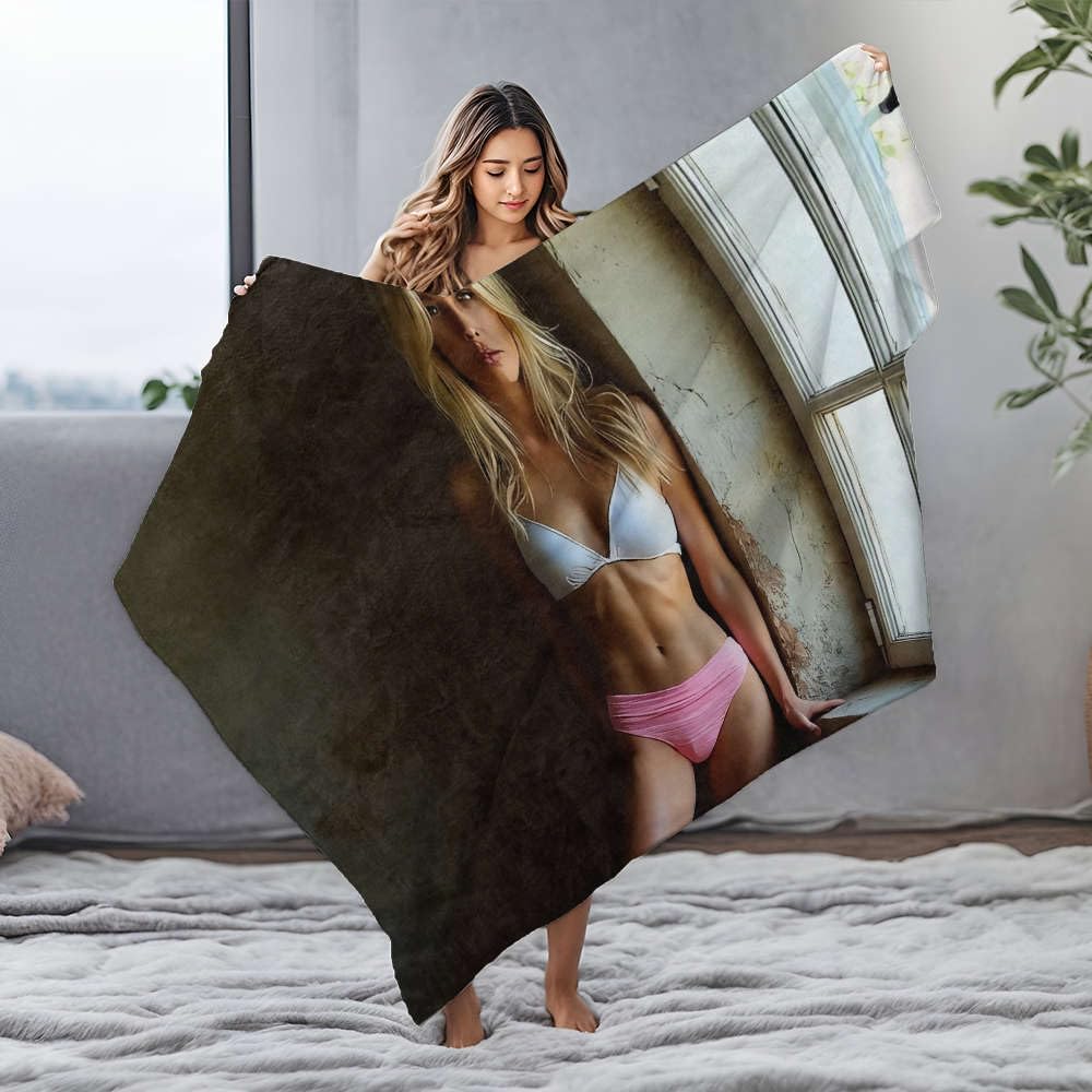 Couverture flanelle Queen Size 150x200cm pour lit et canapé