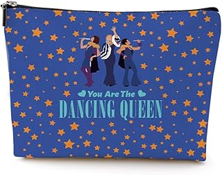 Inspired Mamma Music Cosmetic Bag Makeup Bag Pouch Mamma Fans Gifts Mamma Stuff Musical Comedy Gift for Women Friends Her Sister Bestie Mom Travelling Camping Beach Birthday You Are The Dancing Queen
