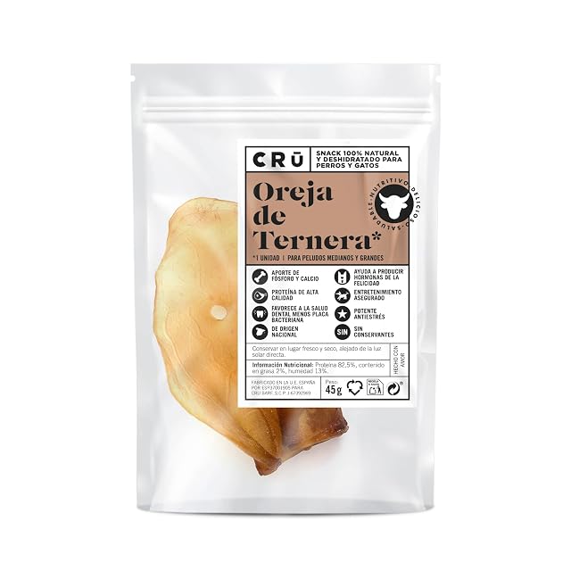 CRU - Premios para Perros y Gatos - Snacks para Perros 100% Naturales