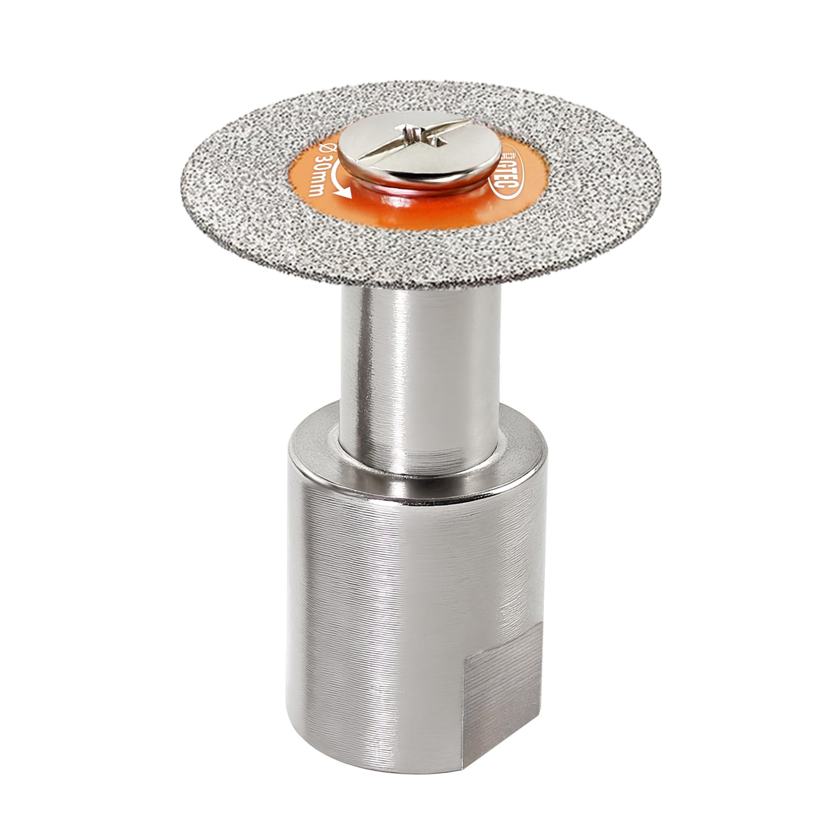 BGTEC Diamond Mini Glass Cutting Saw Blade - 30MM Glass Cutting Dics with M14 Thread Flange for Glass Jade Crystal Wine bottle Tile