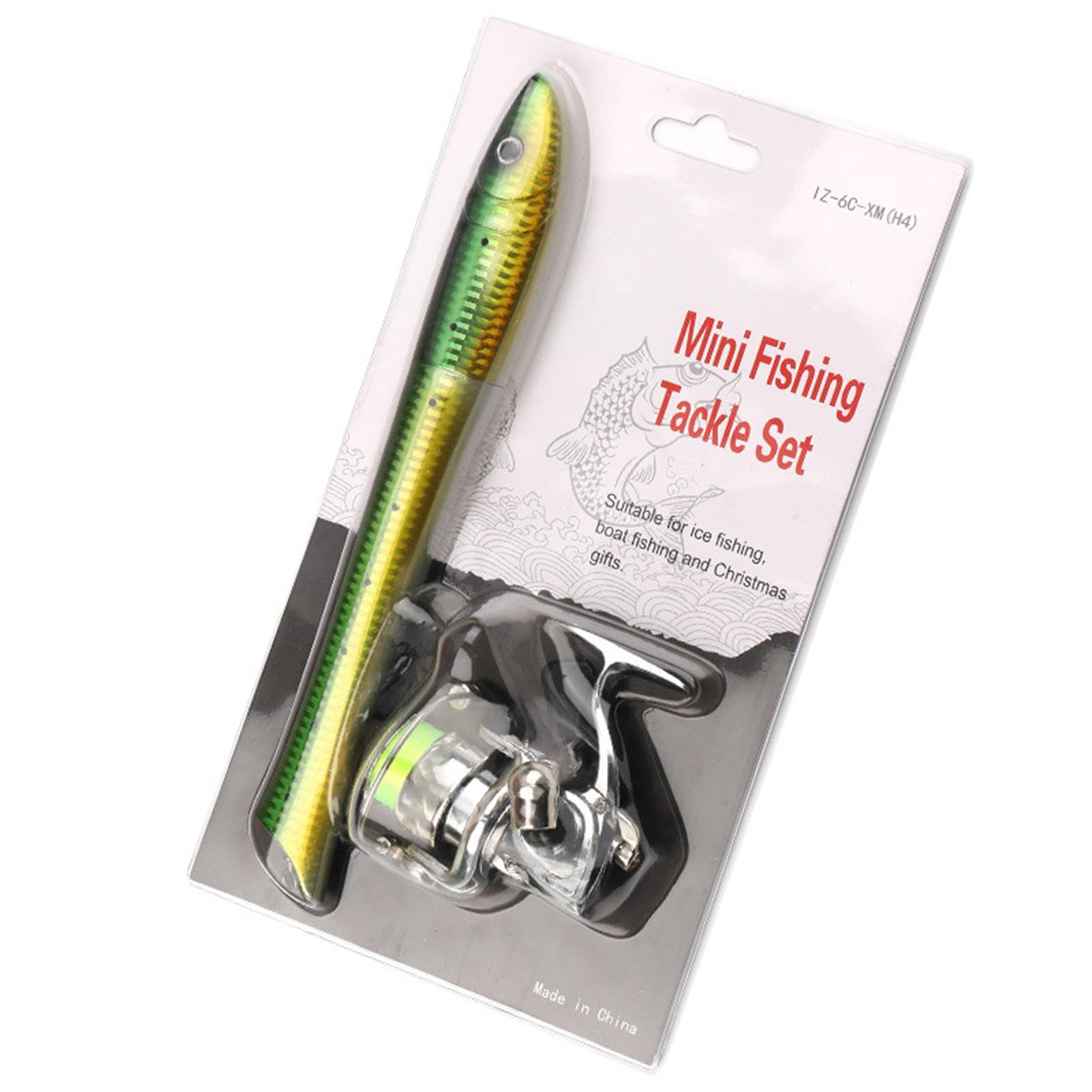 Pocket Fishing Rod, przenośny kieszonkowy słupek wędkarski z zestawem kołowrotków, kompaktowy zestaw kołowrotków wędkarskich do łowienia rzek, idealny na morze, jezioro i przygody wędkarskie w stawach