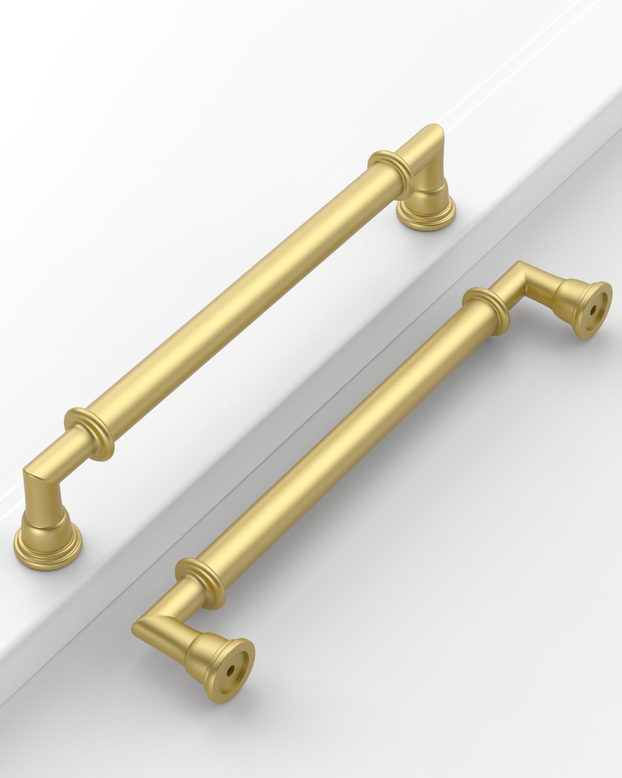 Tiradores de gabinete de cocina oro mate de 160 mm para sustituir herrajes