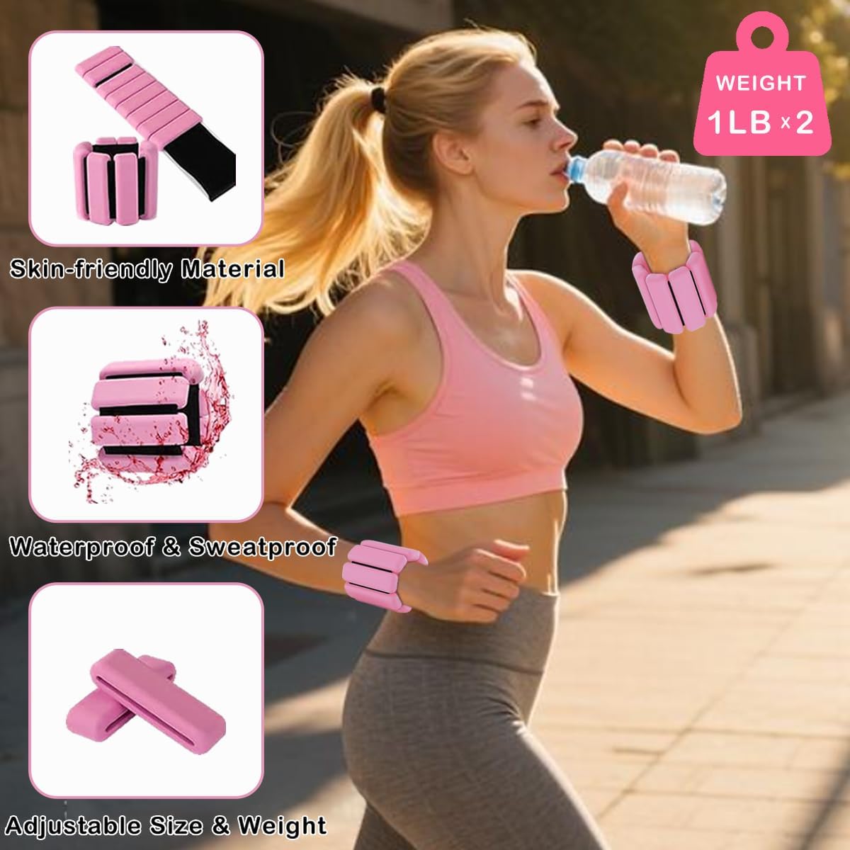 Pilates Kit, Pilates Equipment for Home Workout, Pilates Ring, Pilates Ball, Resistance Band, Yoga Strap, Massage Ball, Wrist/Ankle Weights, Socks for Women Gym Sets, at Home Pilates Kit Gym Sets