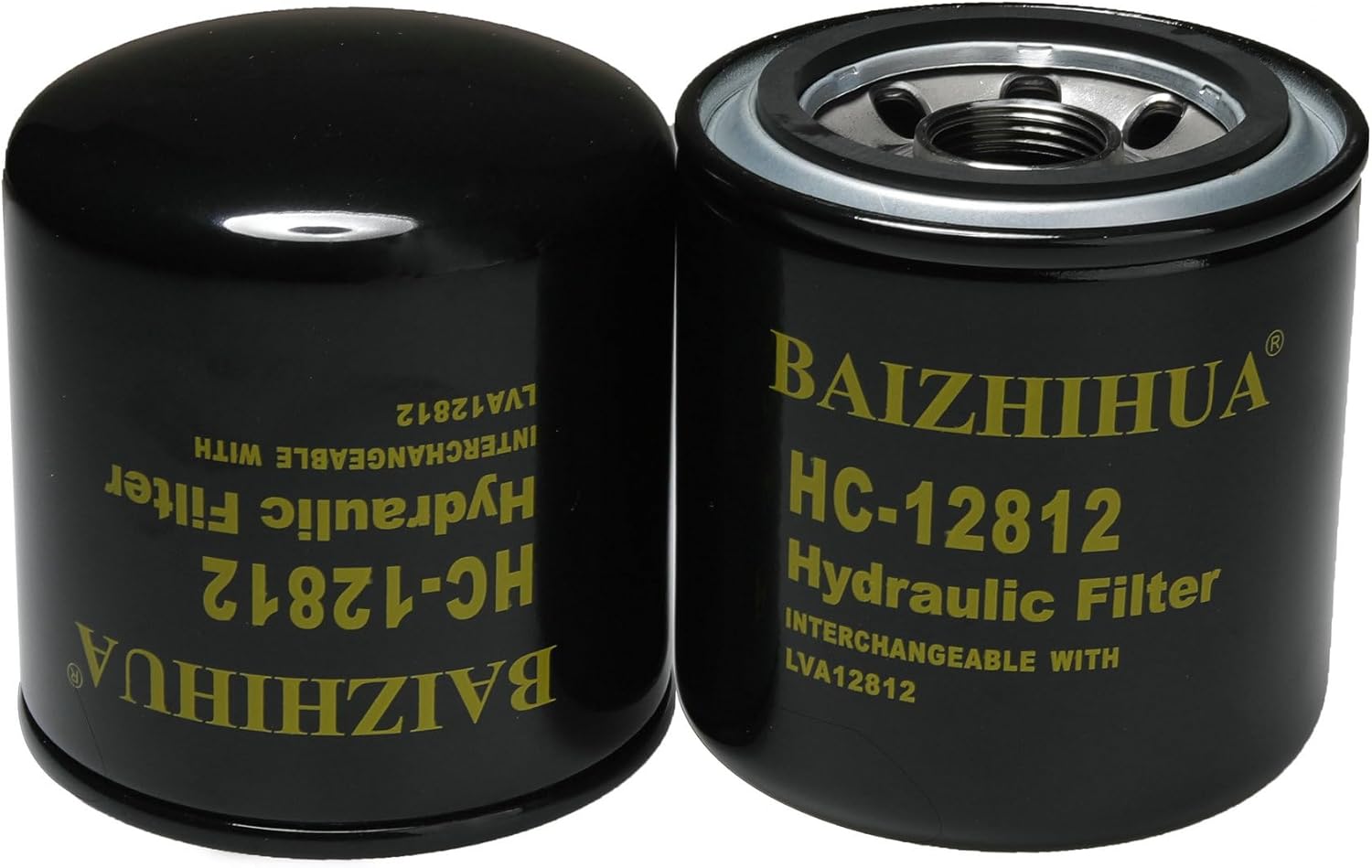 2 pack of BAIZHIHUA LVA12812 Transmission Hydraulic Oil Filter HC-12812 Compatible With John Deere 2210 2305 Series Compact Utility Tractors