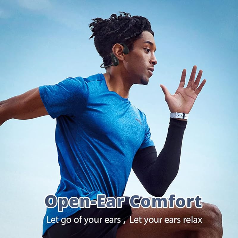 IFECCO Bone Sound Bluetooth 5.3 vízálló csontvezetéses fülhallgató 32GB MP3 sporthoz